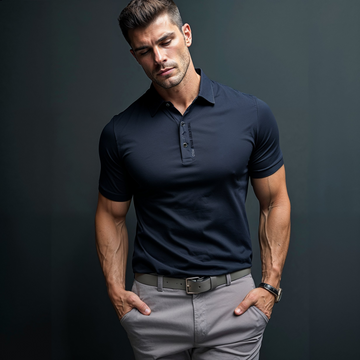 Ralph Lauren: Polo Muscle Fit senza pieghe